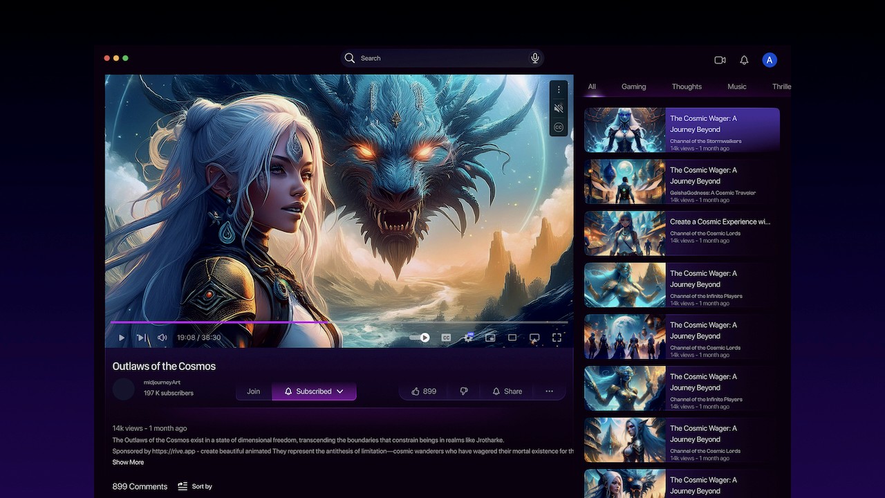 Cosmic Outlaws Gallery Hero — Eight Characters, Three Factions