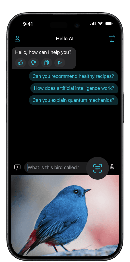 Talk to AI naturally