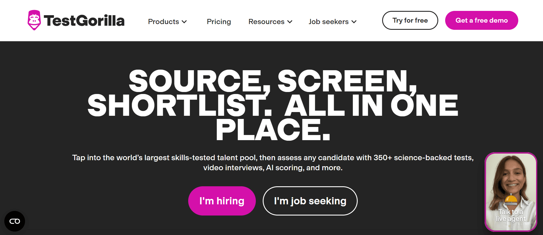 testgorilla - Remote Hiring Tools