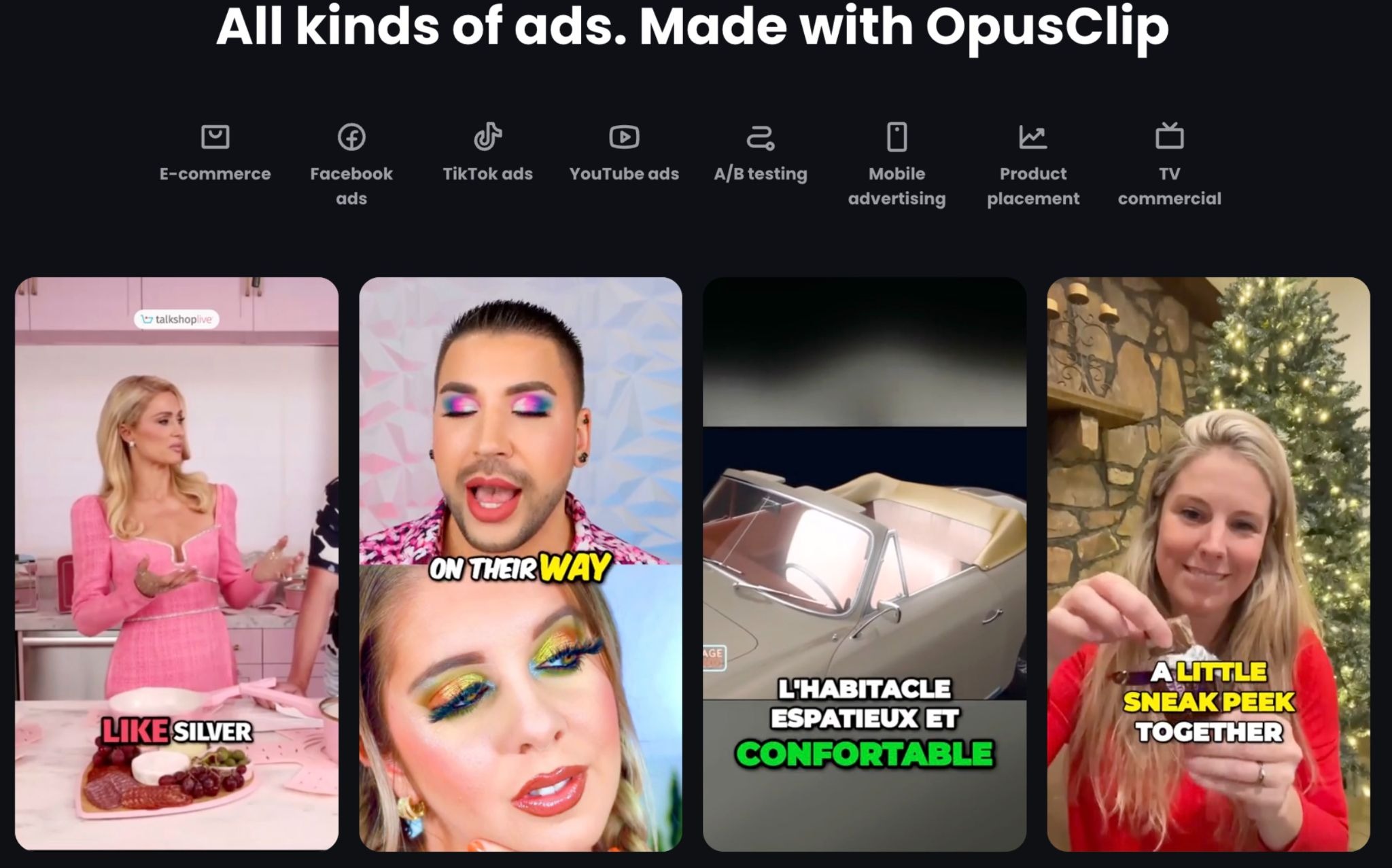 Opusclip - Video Editing Tools for Ad Creative