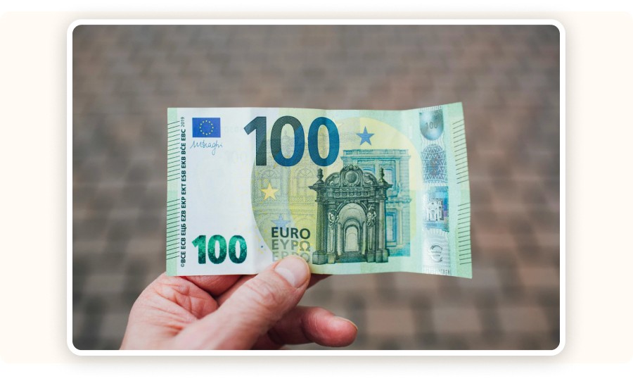 Un billet de 100 Euro