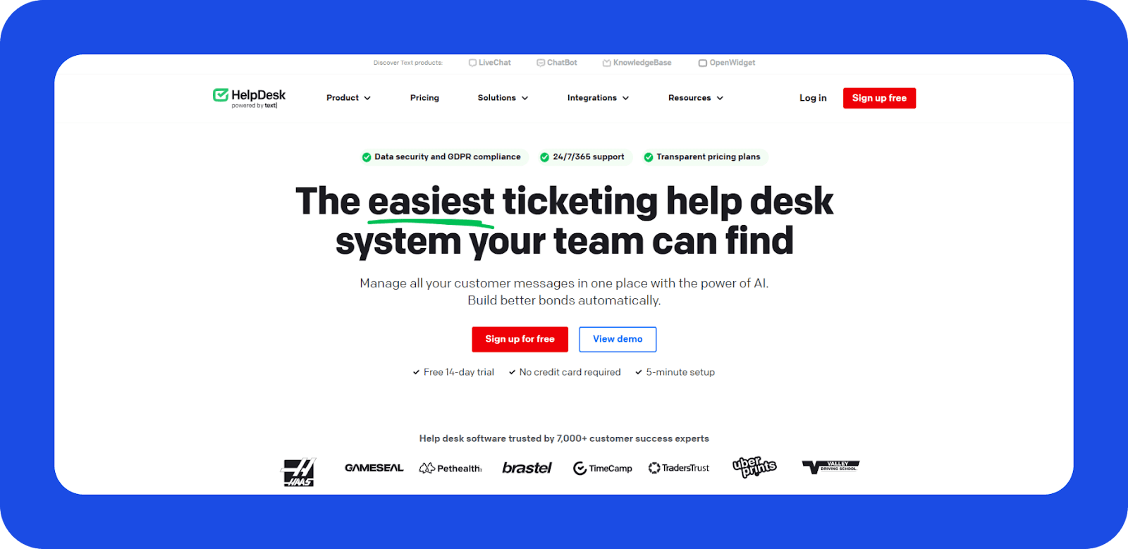 helpdesk system