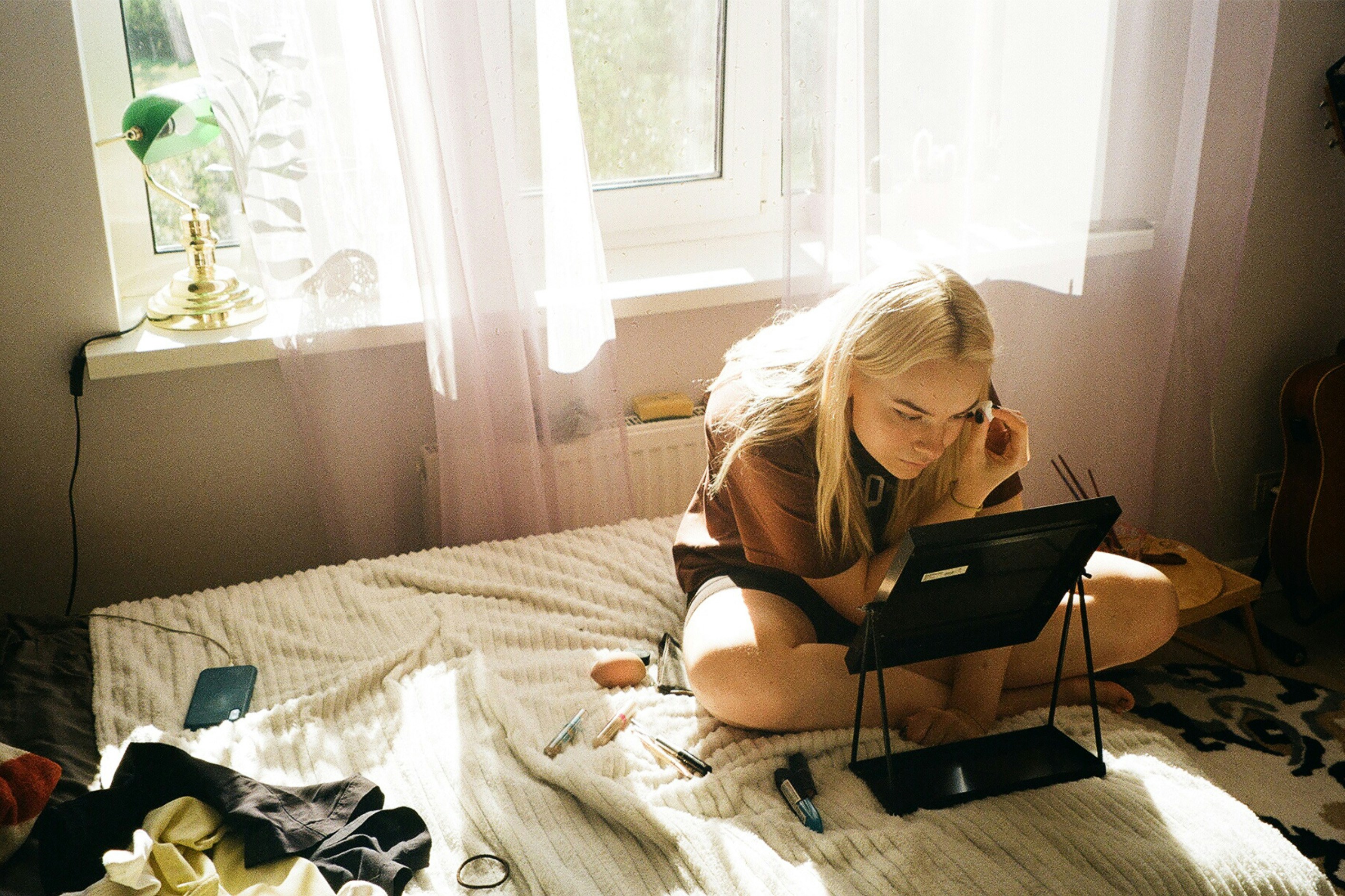 woman getting ready - Color Analysis Types