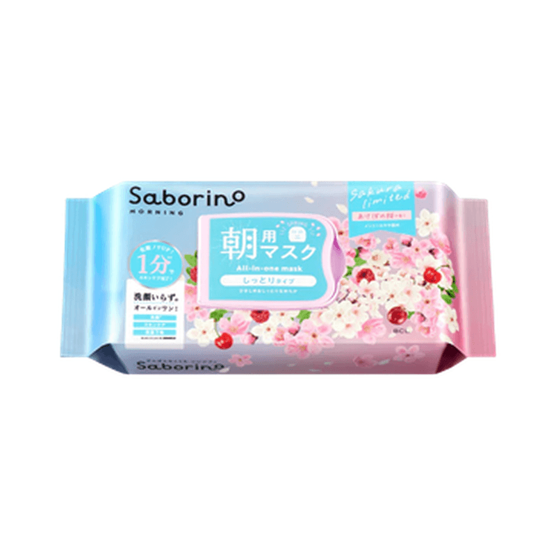 SABORINO MORNING SAKURA FACIAL SHEET MASKS