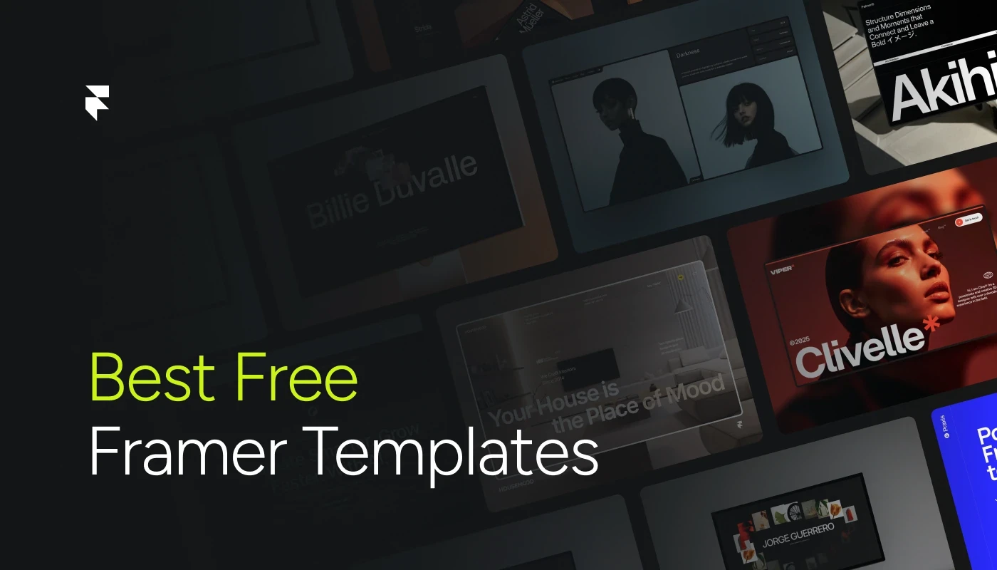 Top 10 Free Framer Templates in 2025