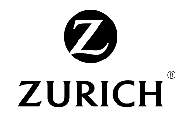 Logo of Zurich Insurance Group featuring the name "Zurich" and a circular graphic element.