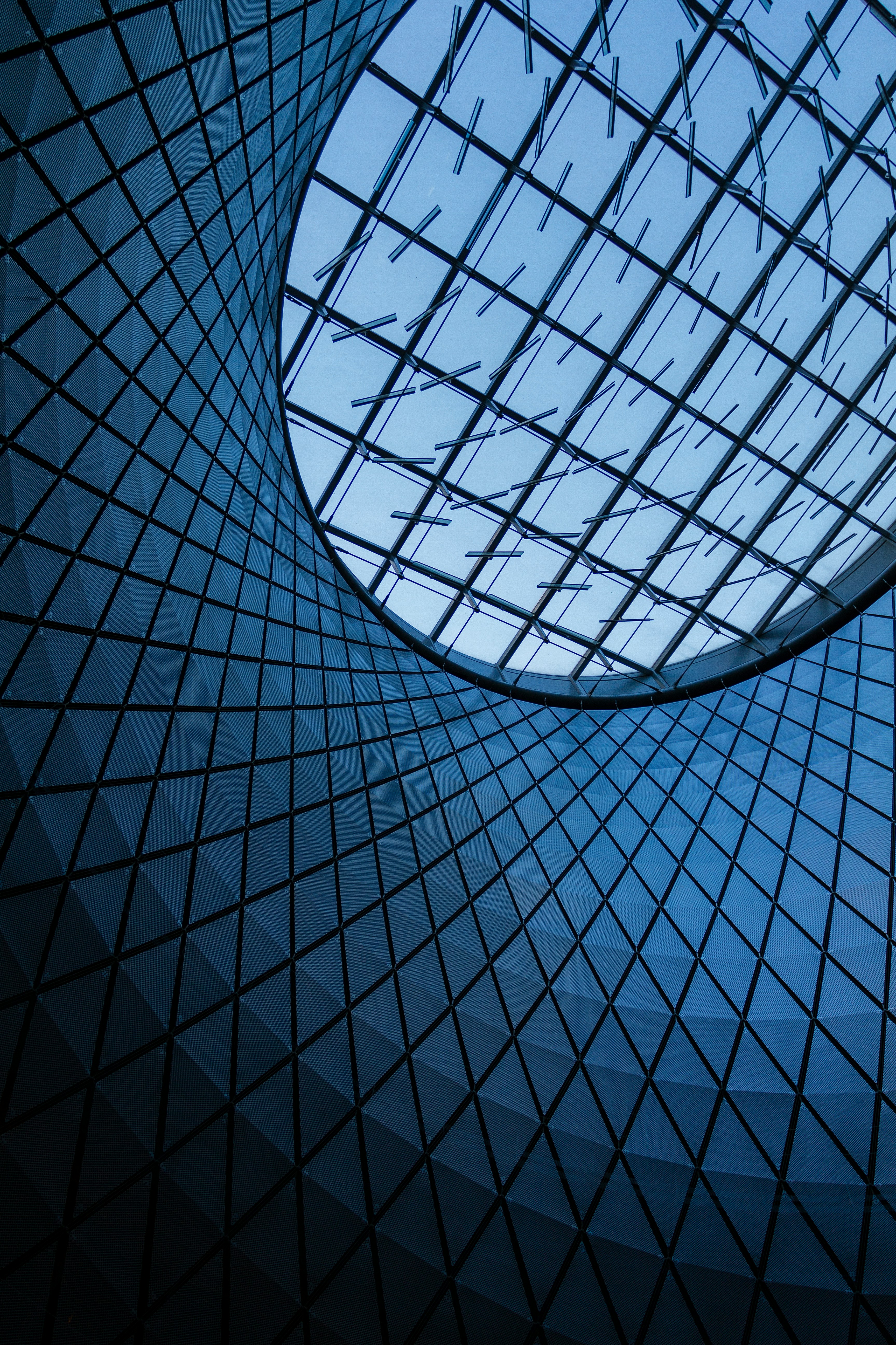 Abstract building groundfloor view