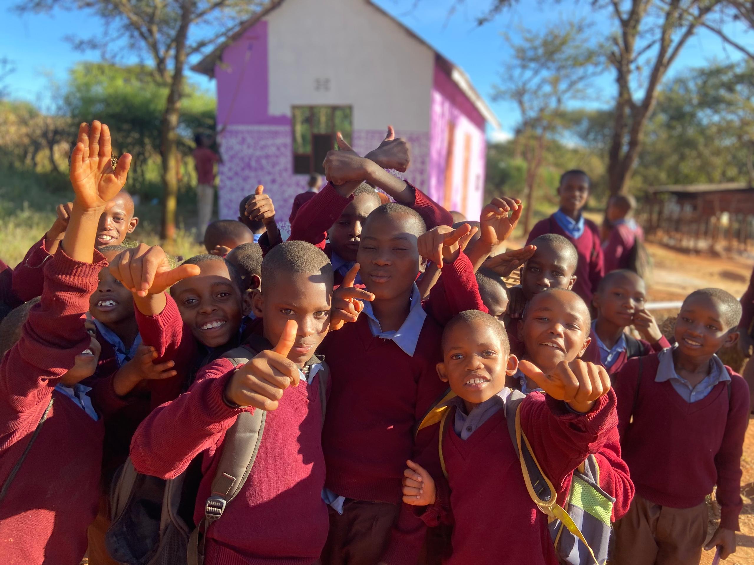 Kids from Ng'Wandakw