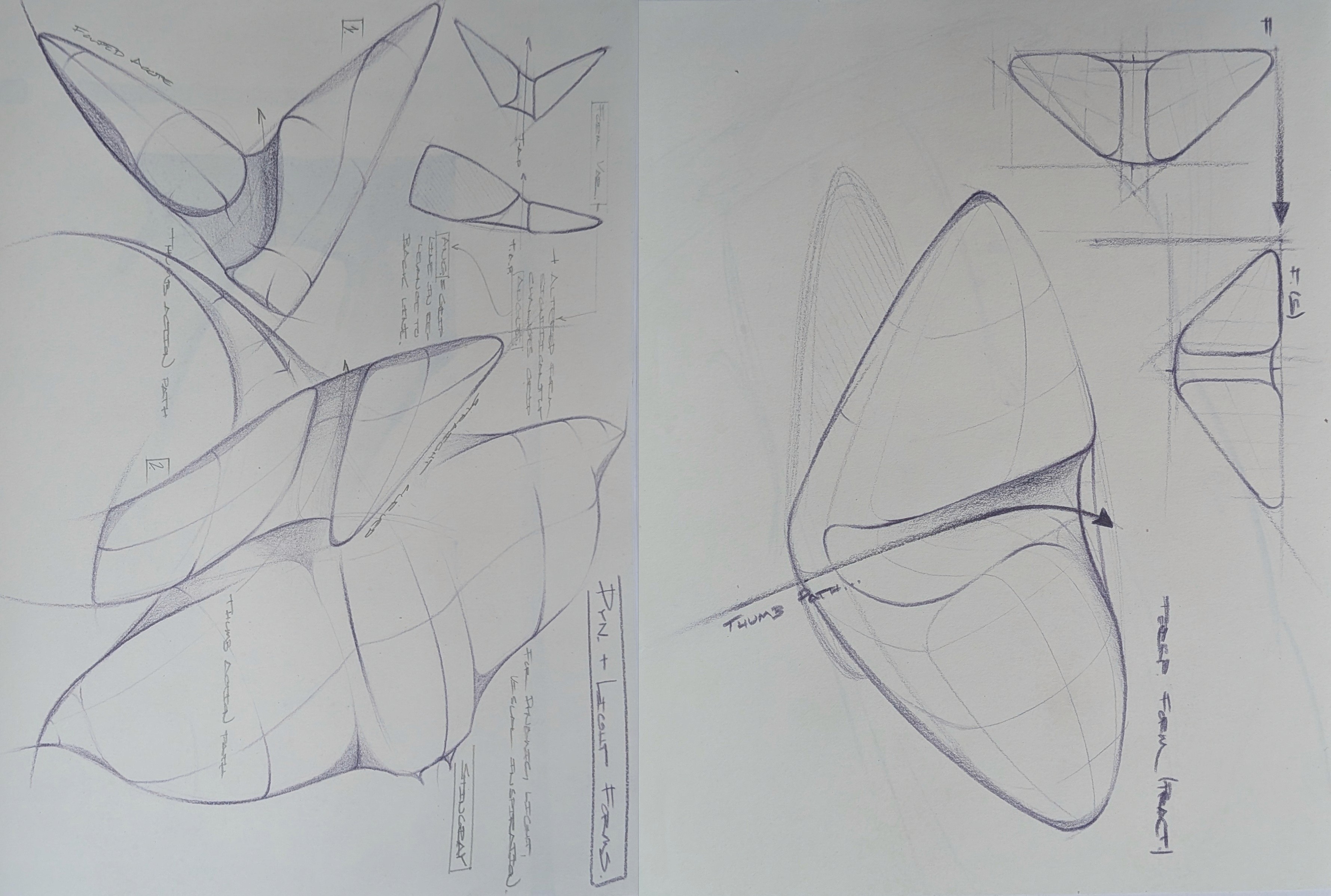 Foam Stage Form Sketches