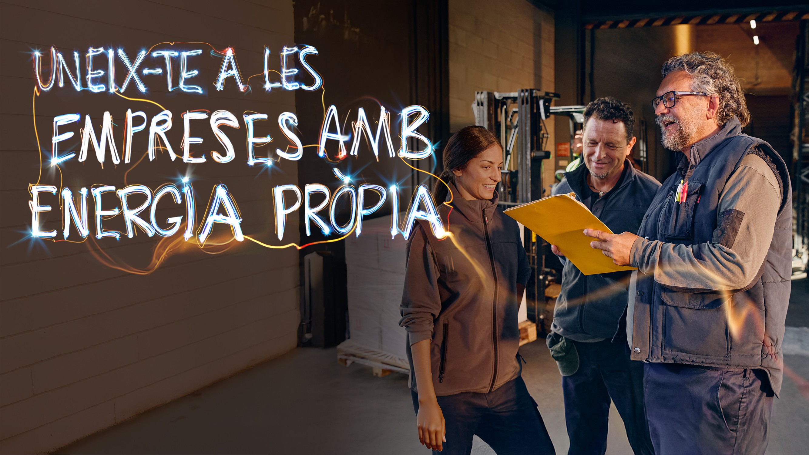 grupo de trabajadores en una empresa