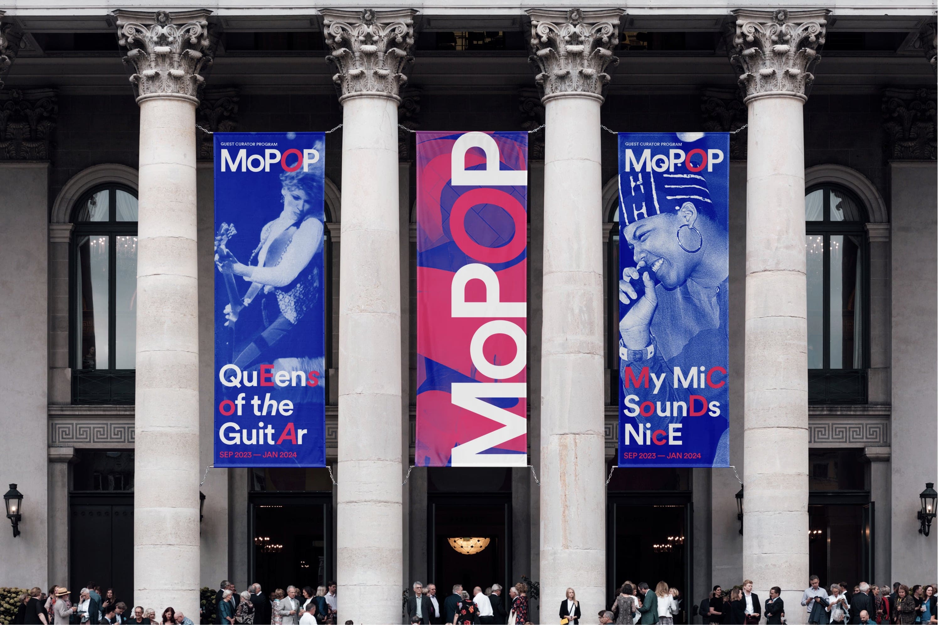 Brand identity social media and editorial design for art museum in Seattle Washington United States of America