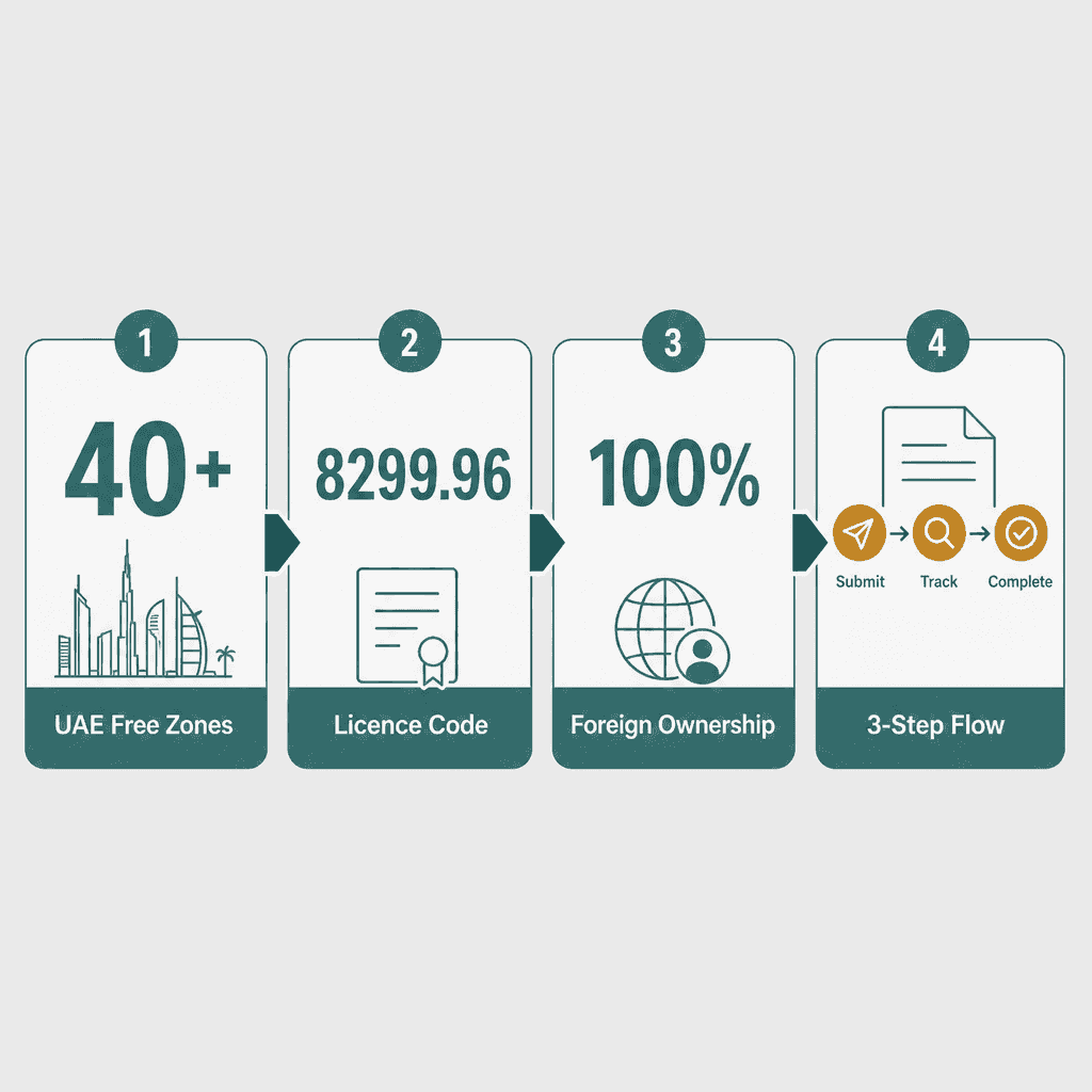 Infographic: Document Verification Follow- up Services Business License in Dubai