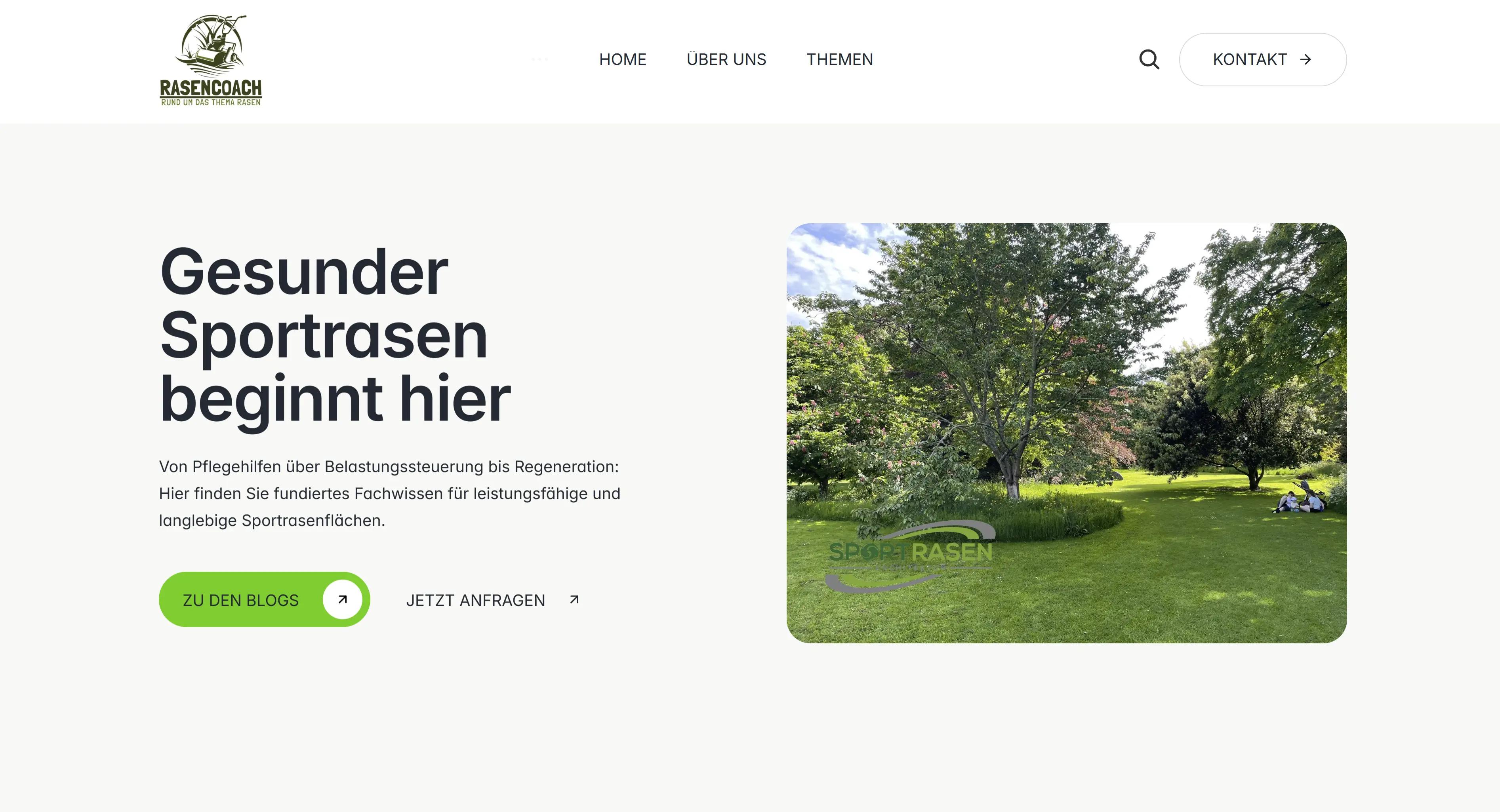Relaunch der Blogplattform rasencoach.ch