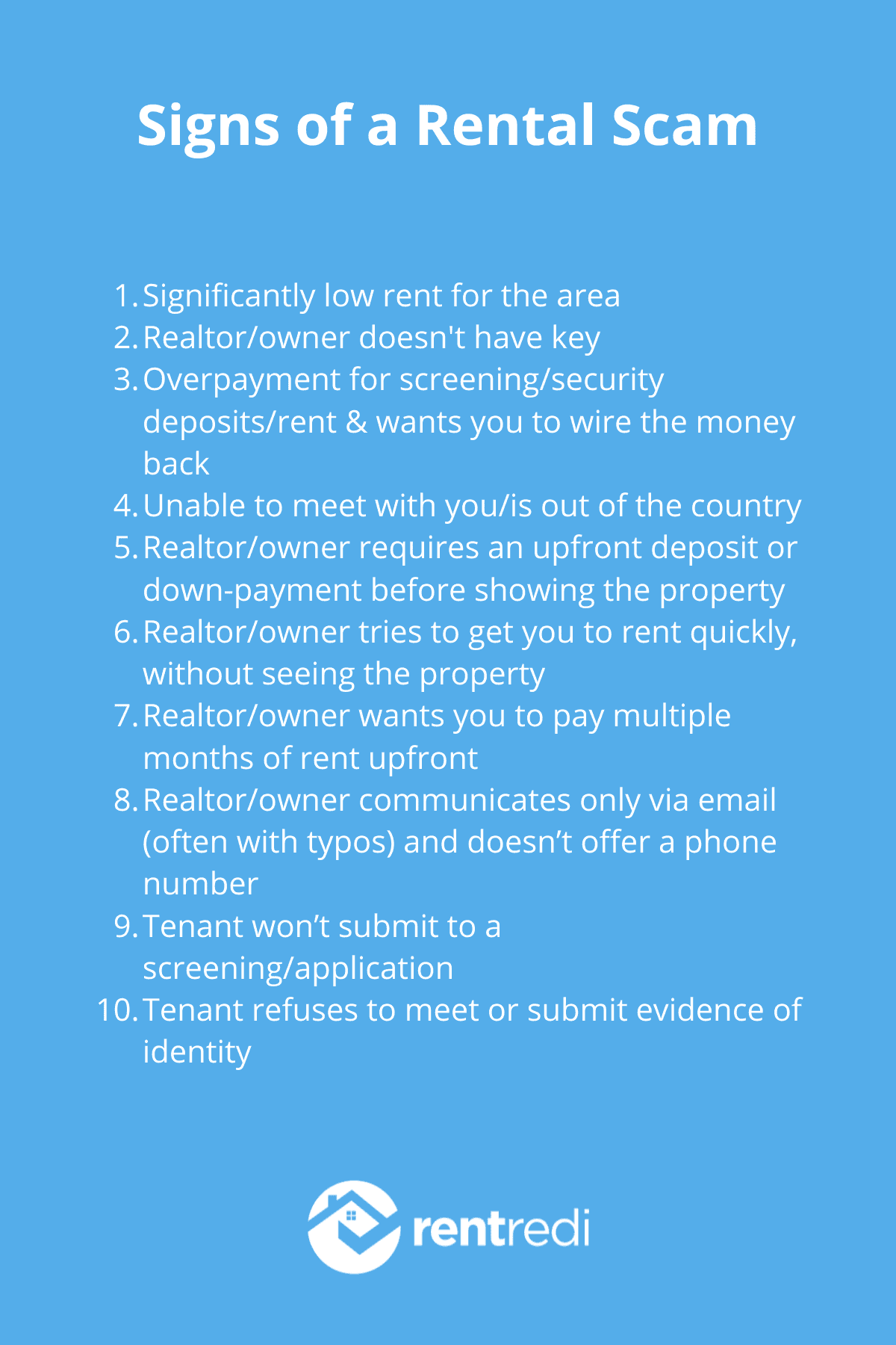 10 tips for How to avoid a rental scam insert