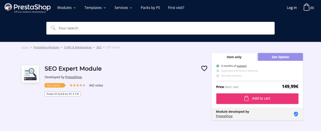 SEO Expert module prestashop
