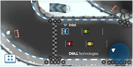 Racing Game Top-Down 2D Online - By Samuel Tomé, Designer & Game Developer - Intel Dell