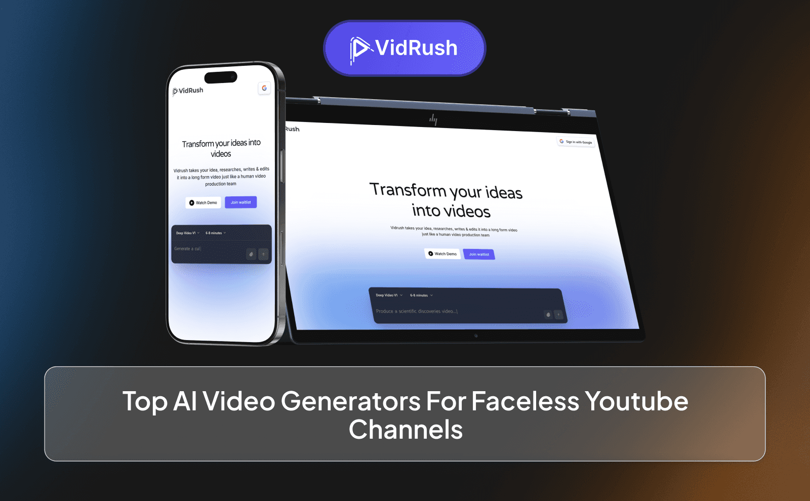 Top AI video generators for Faceless Youtube Channels