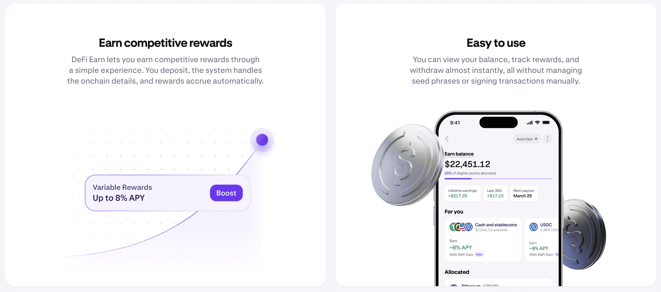 Kraken launches DeFi Earn with Privy wallets illustration 1