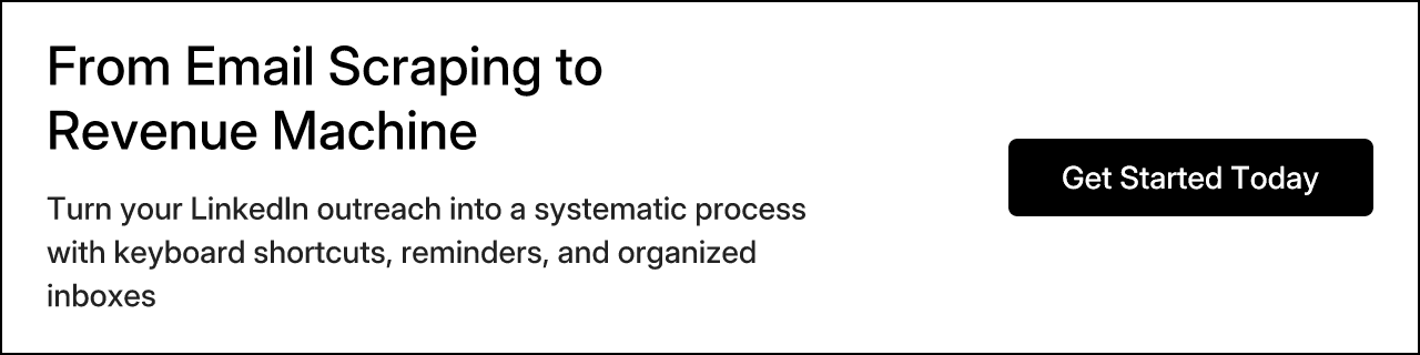 From Email Scraping to Revenue Machine