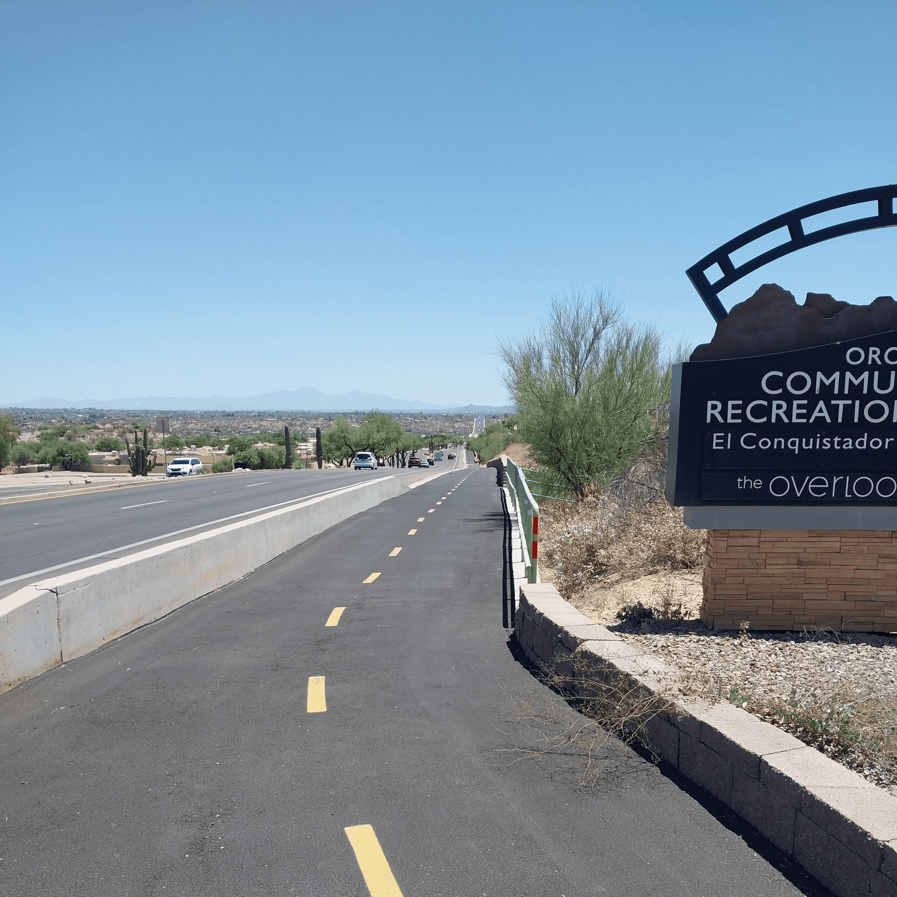 Playground structure at Naranja Park, Oro Valley Arizona