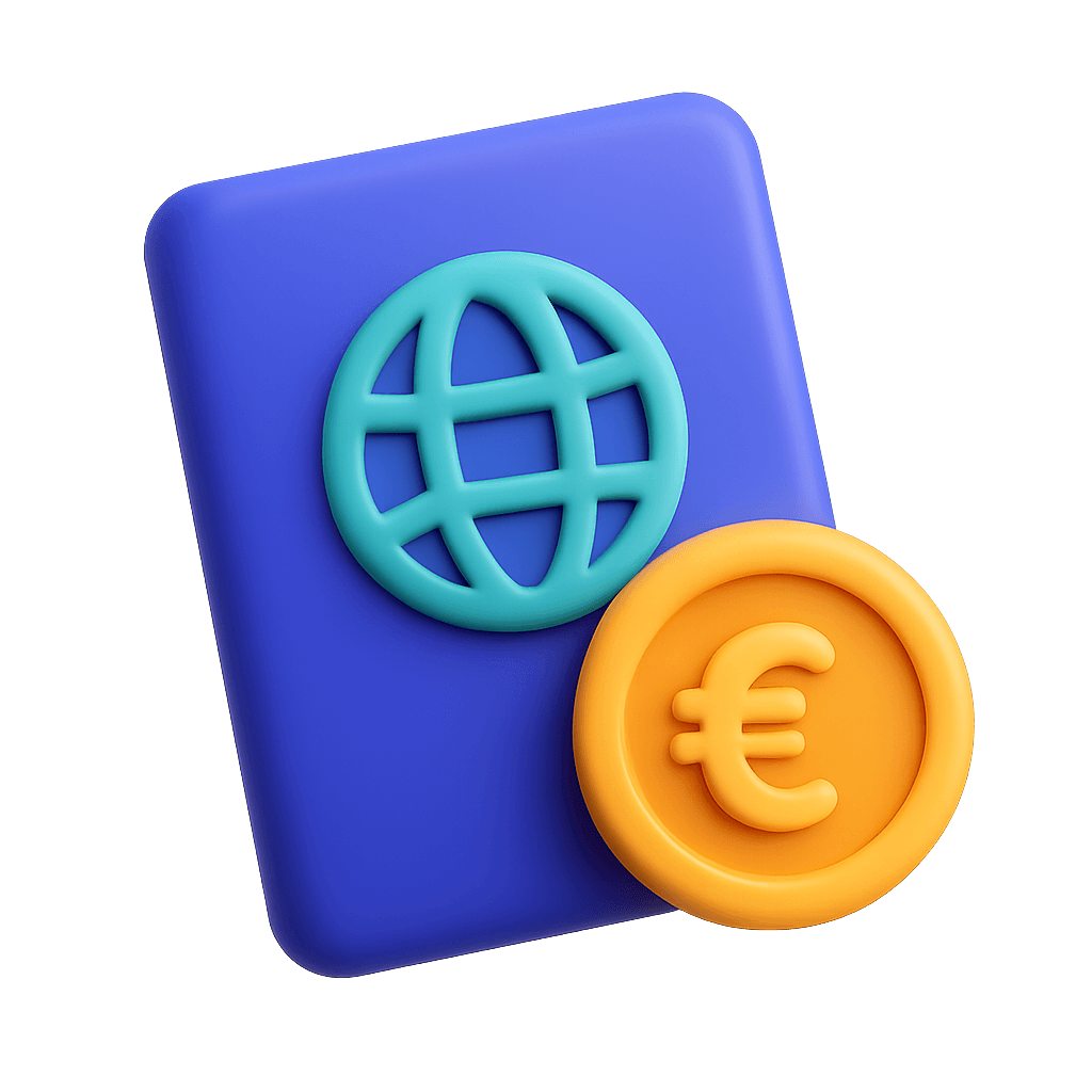 3D icon of an astronaut, who is the company logo of astro.tax