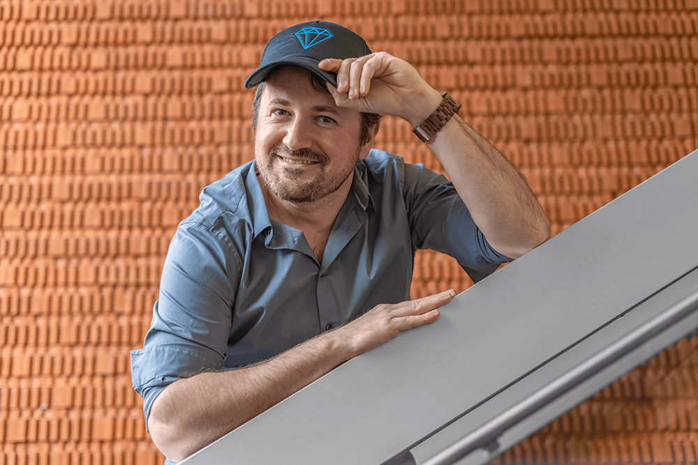 Portrait homme avec casquette