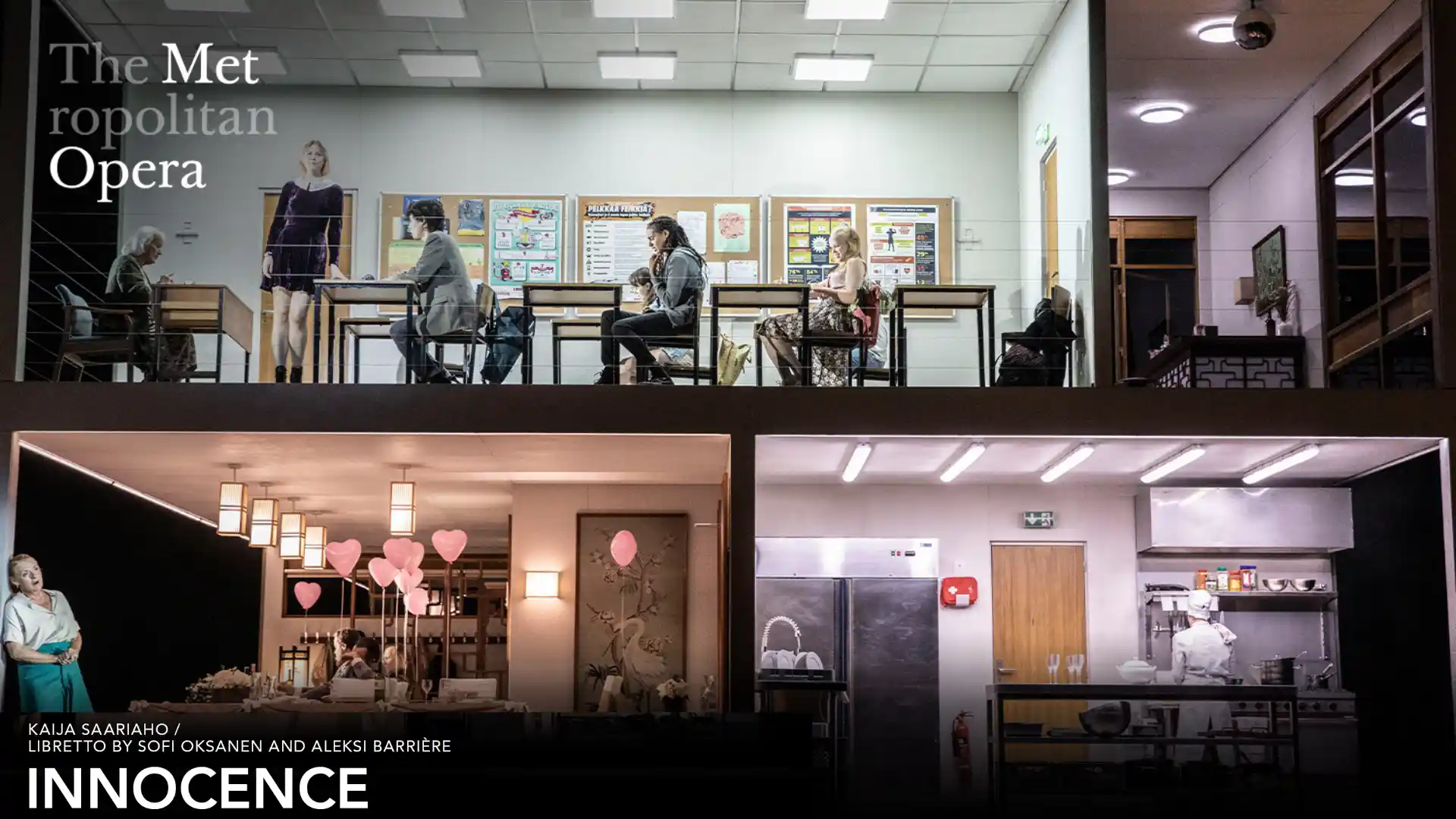 《无罪》海报 —— 凯雅·萨里亚霍备受赞誉的歌剧作品,现已登陆纽约大都会歌剧院。