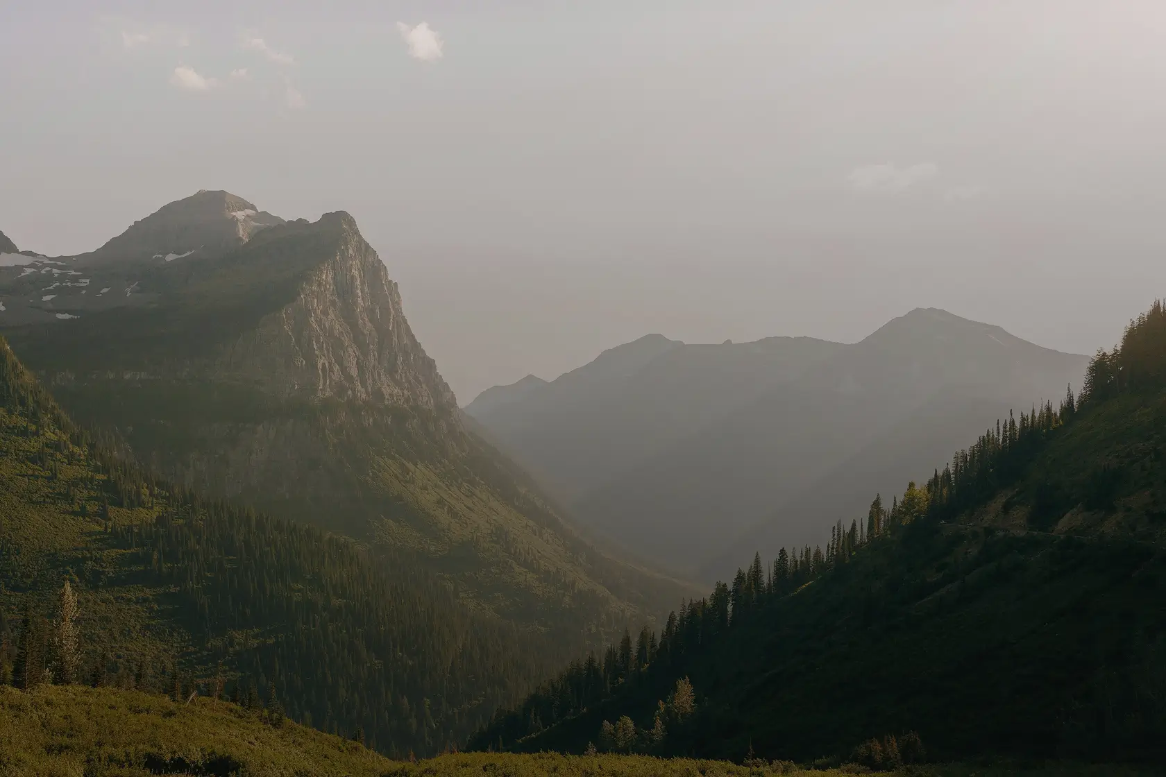 A blurry effect image of people walking through a room