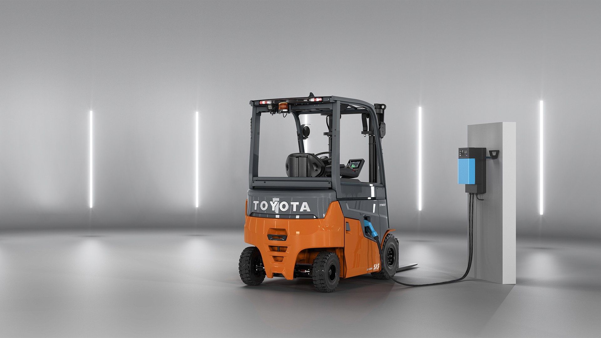 Toyota Material Handling 3D render
