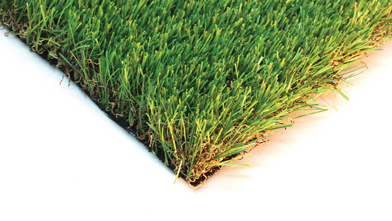 A silky-soft green swatch of AGL Majestic 70 artificial grass that looks and feels just like natural grass.