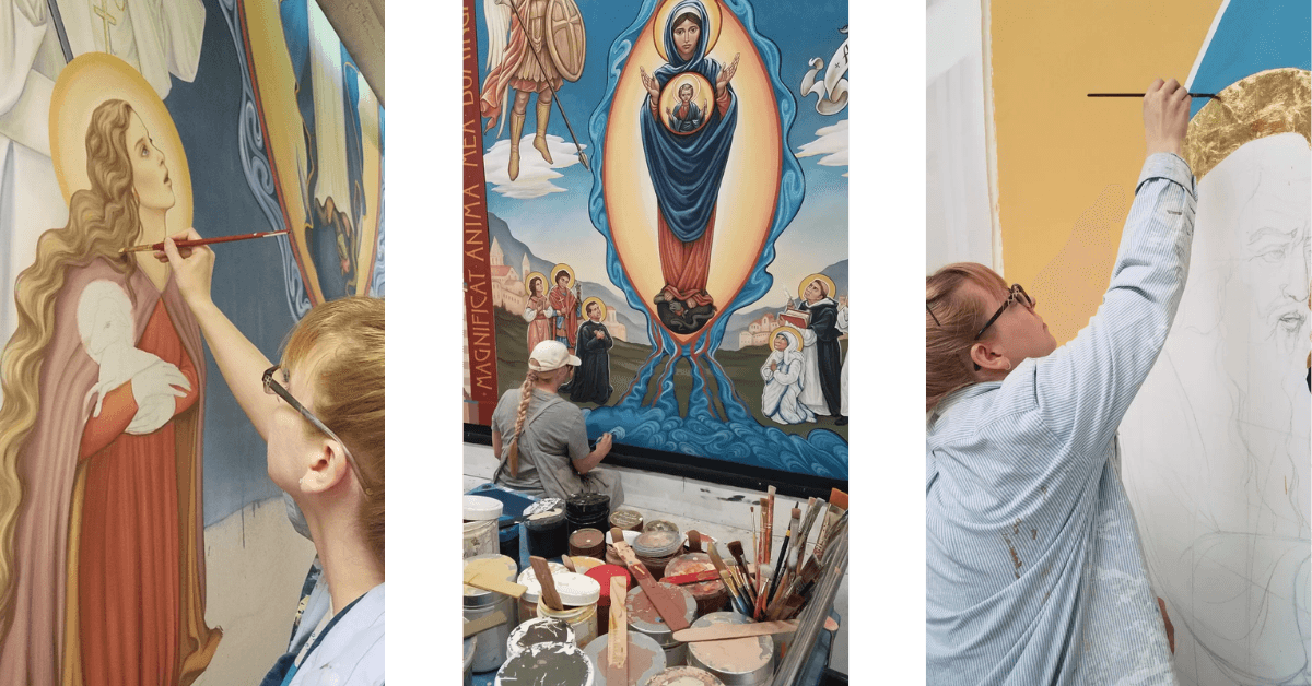 Ruth Stricklin Working