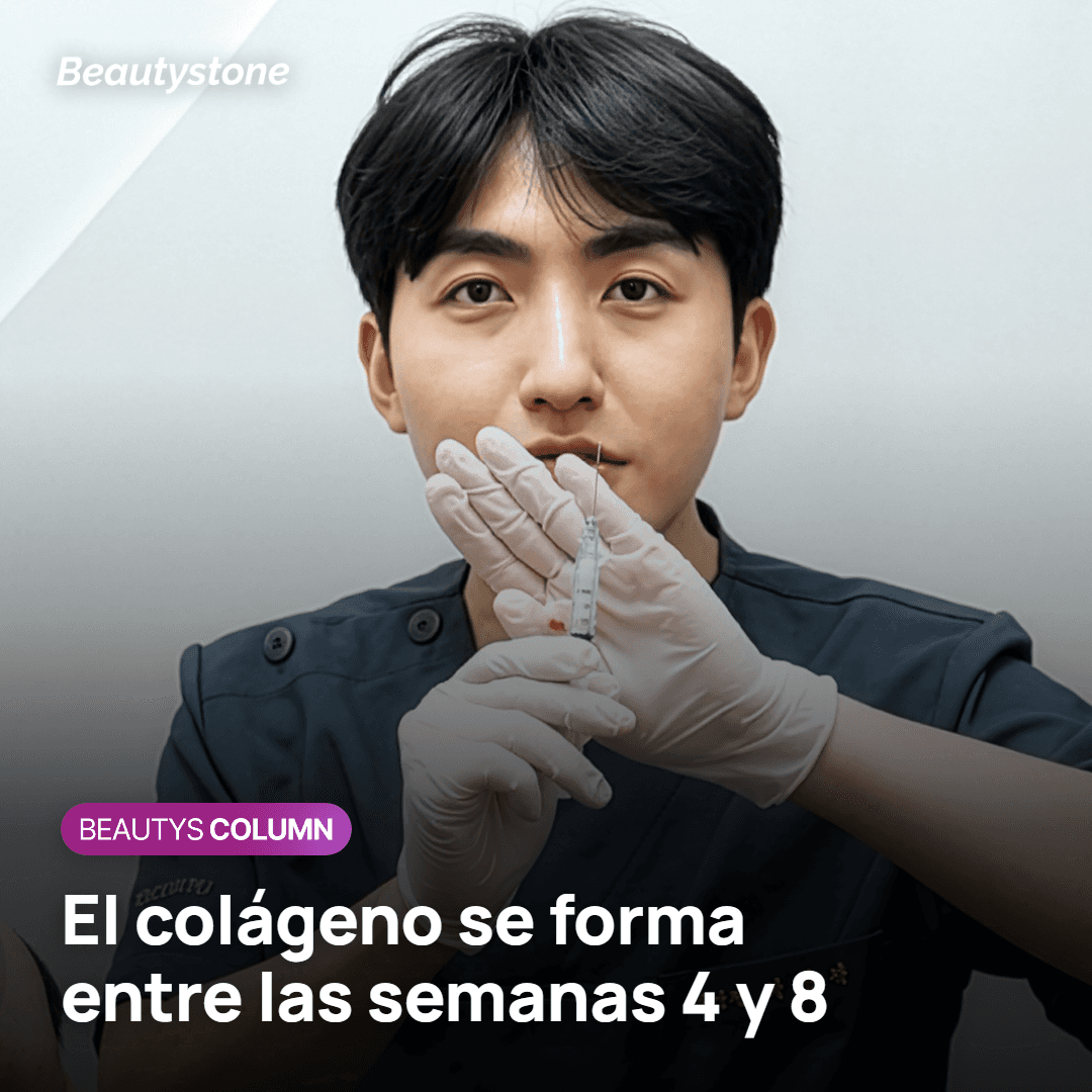 Etapas de formación de colágeno tras Juvelook y el intervalo mínimo