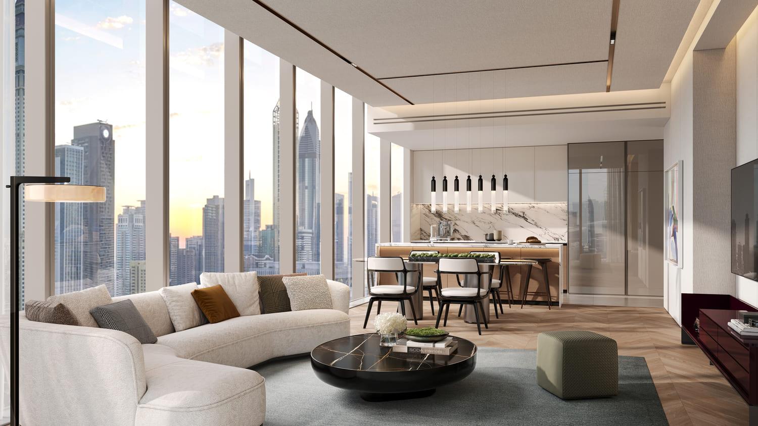 Jumeirah Residences Emirates Towers interiors