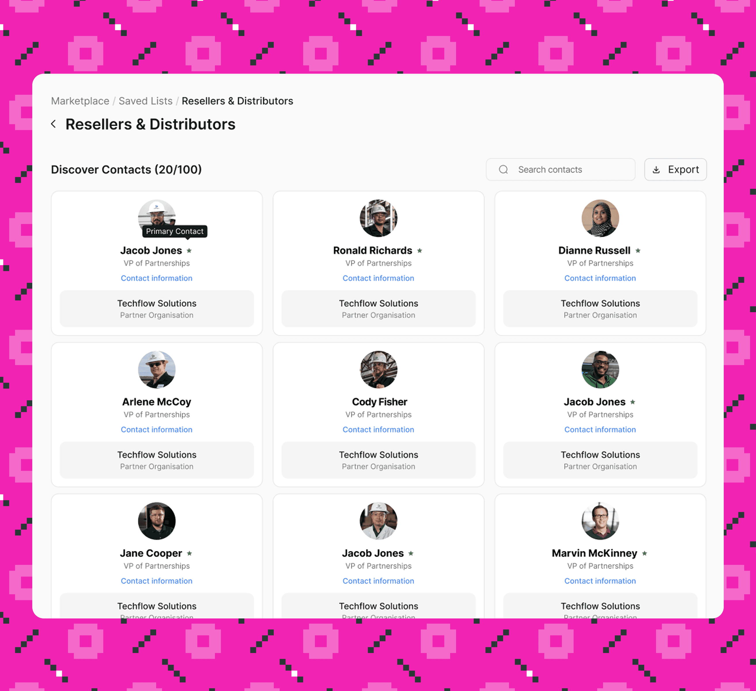 Airstride Saved Lists.