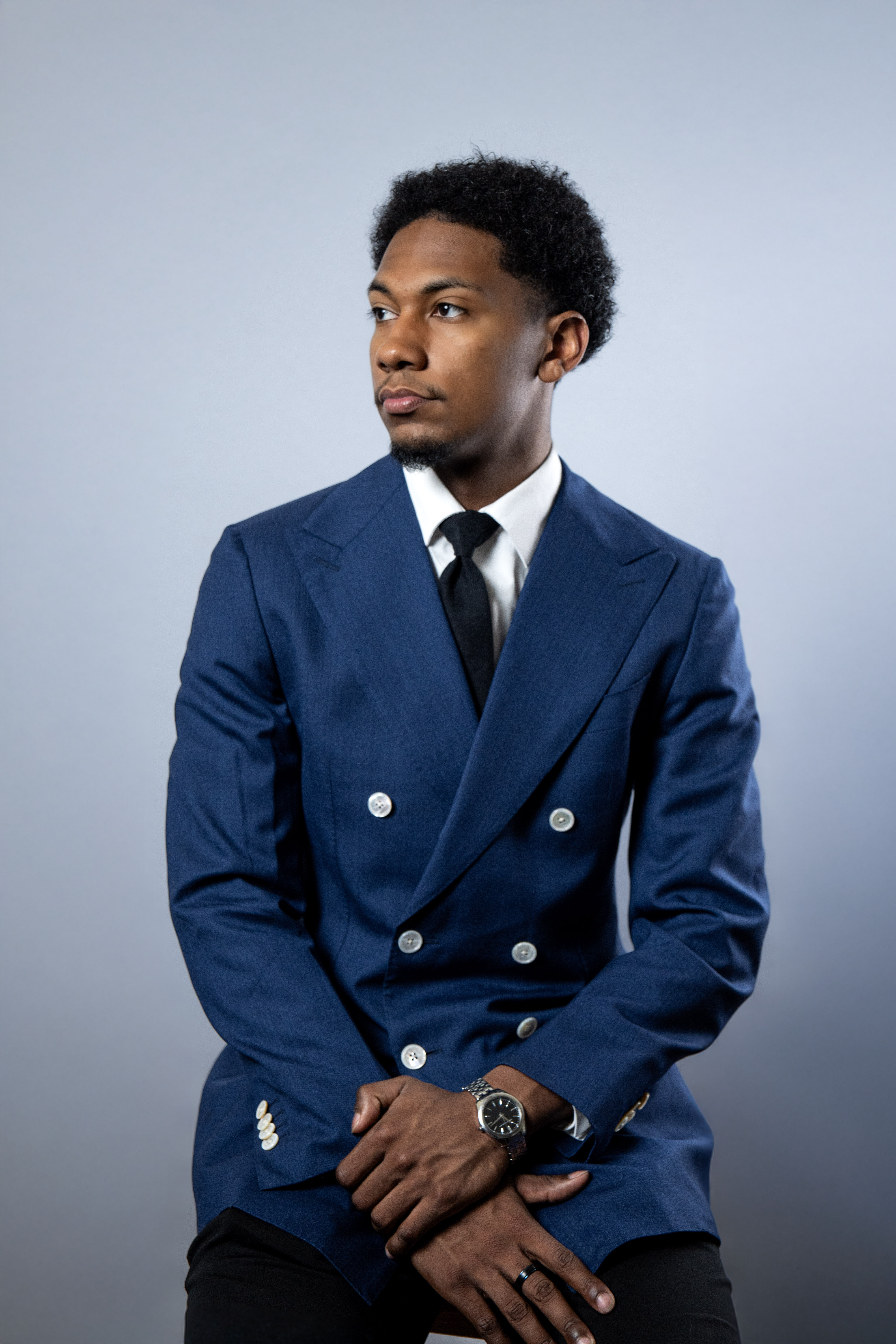 Portrait of portfolio creator – front view