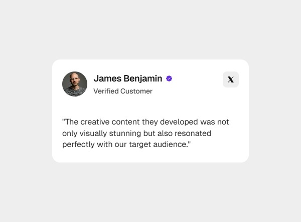 Framer Testimonial Card Component
