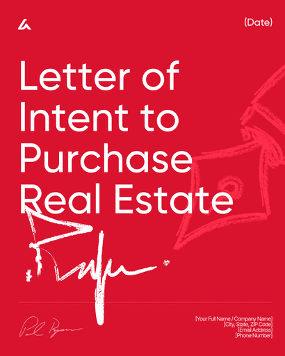 Letter of Intent to Purchase Real Estate