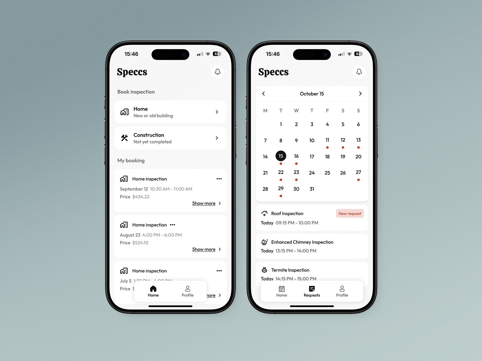 Picture of a template with Speccs