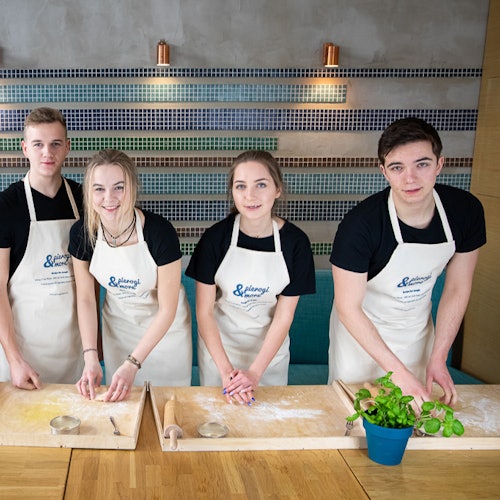 Polish dumplings cooking class