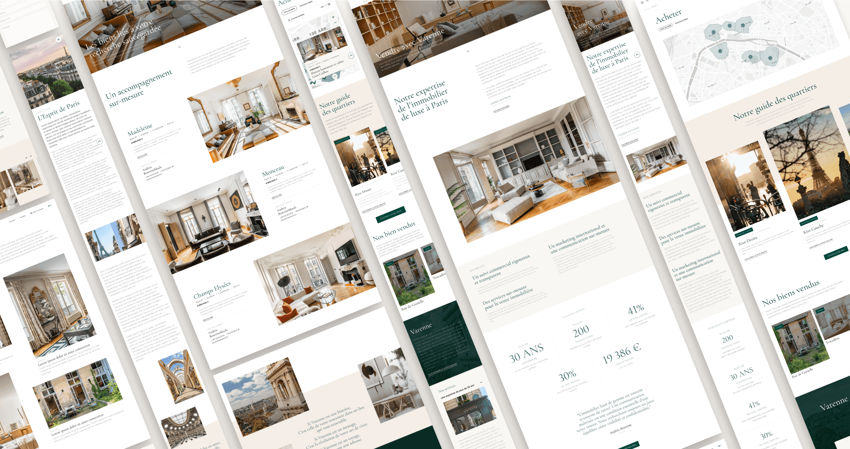 Varenne Project - Pattern Pages Website