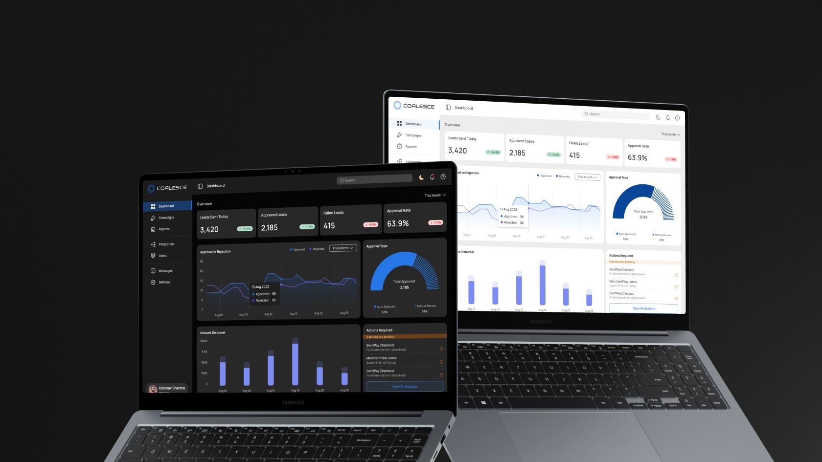 Coalesce_Saas_dashboard_UX_project_Kapil_reehal