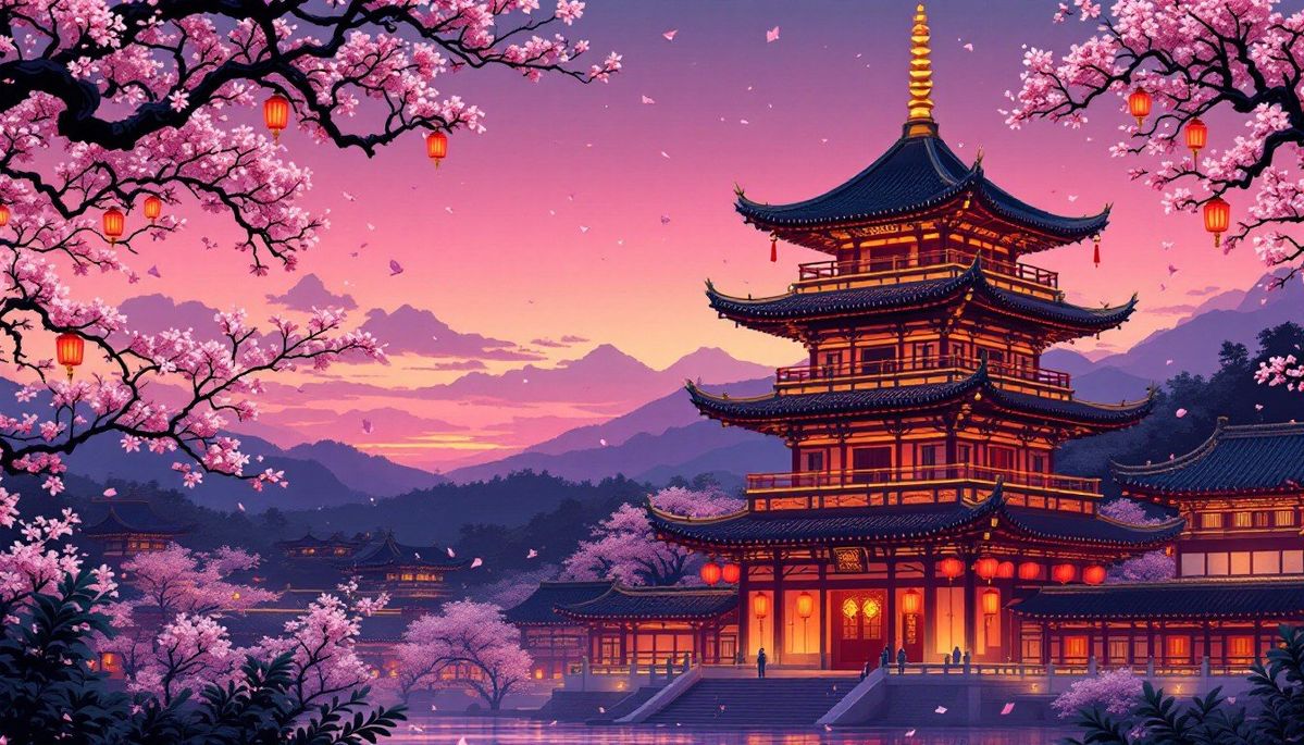 cherry blossom template cover