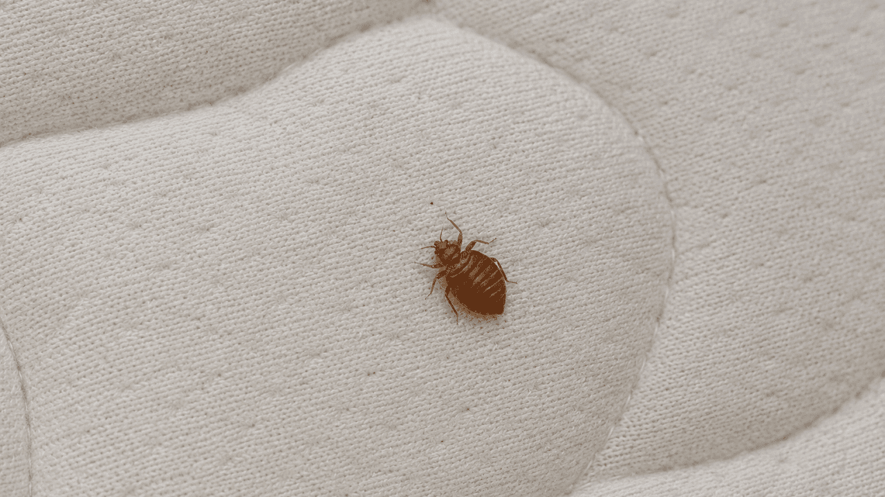 Punaise de lit adulte sur un matelas