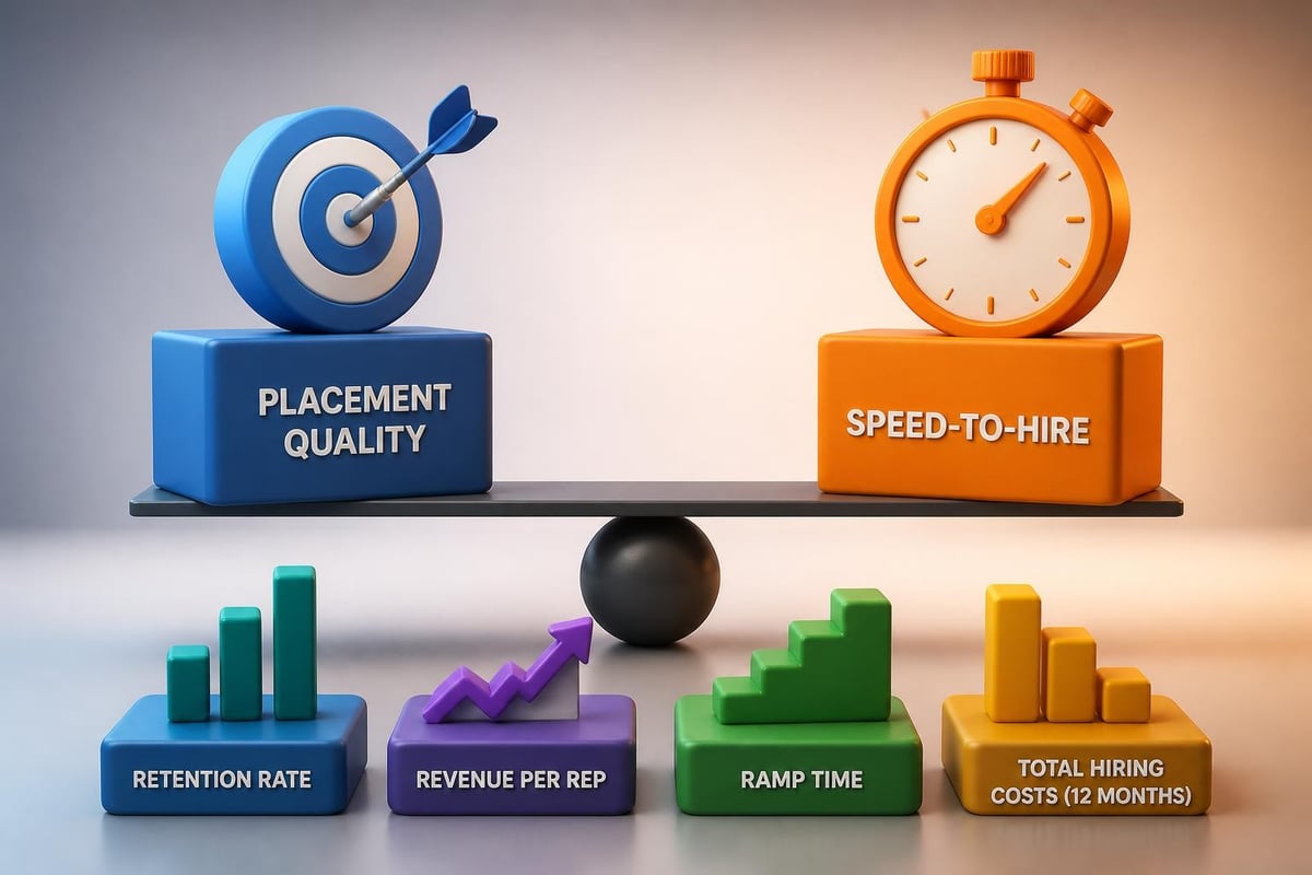 Successful sales placement outcomes
