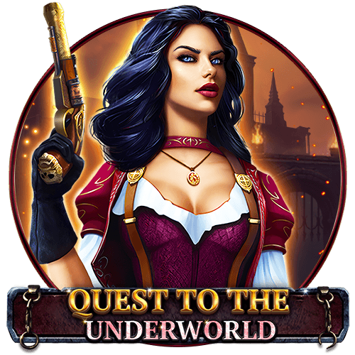 Quest To The Underworld - logo officiel Spinomenal
