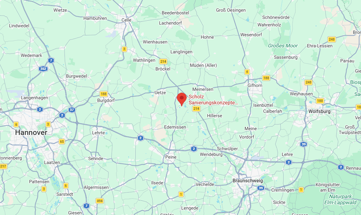 Karte von Fachbetrieb in Edemissen