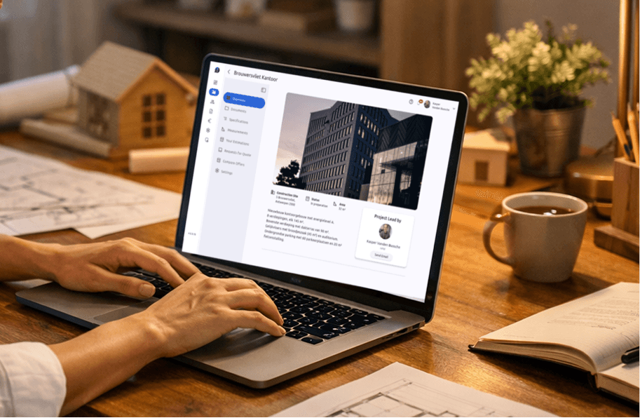A mockup of Freelio's mobile app