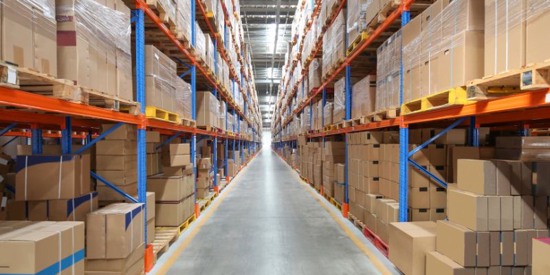 Warehouse in Malaysia fully stocked with inventory