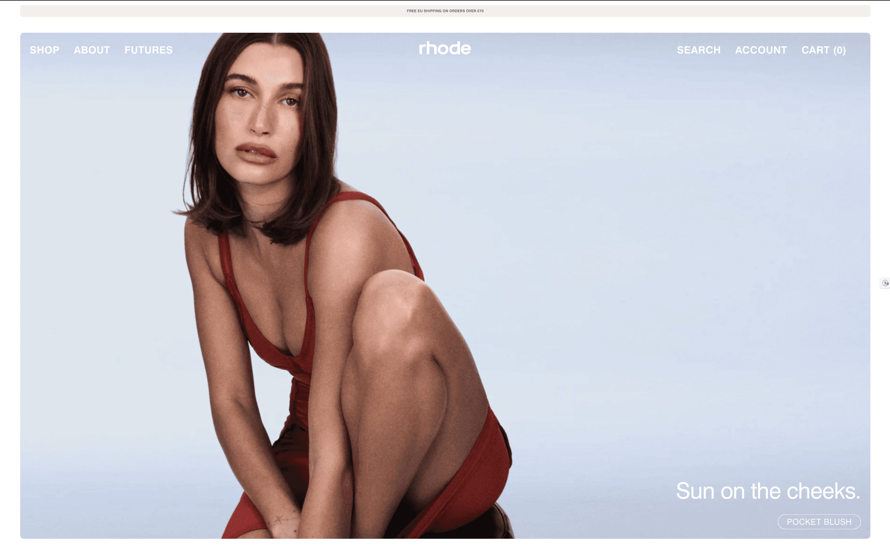 Rhode homepage hero