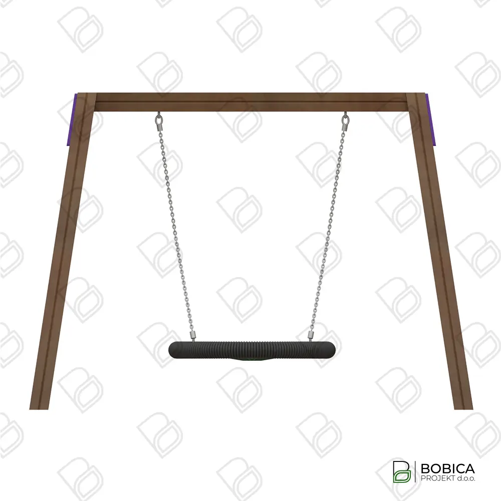 Drvena ljuljačka košara "Oasis"